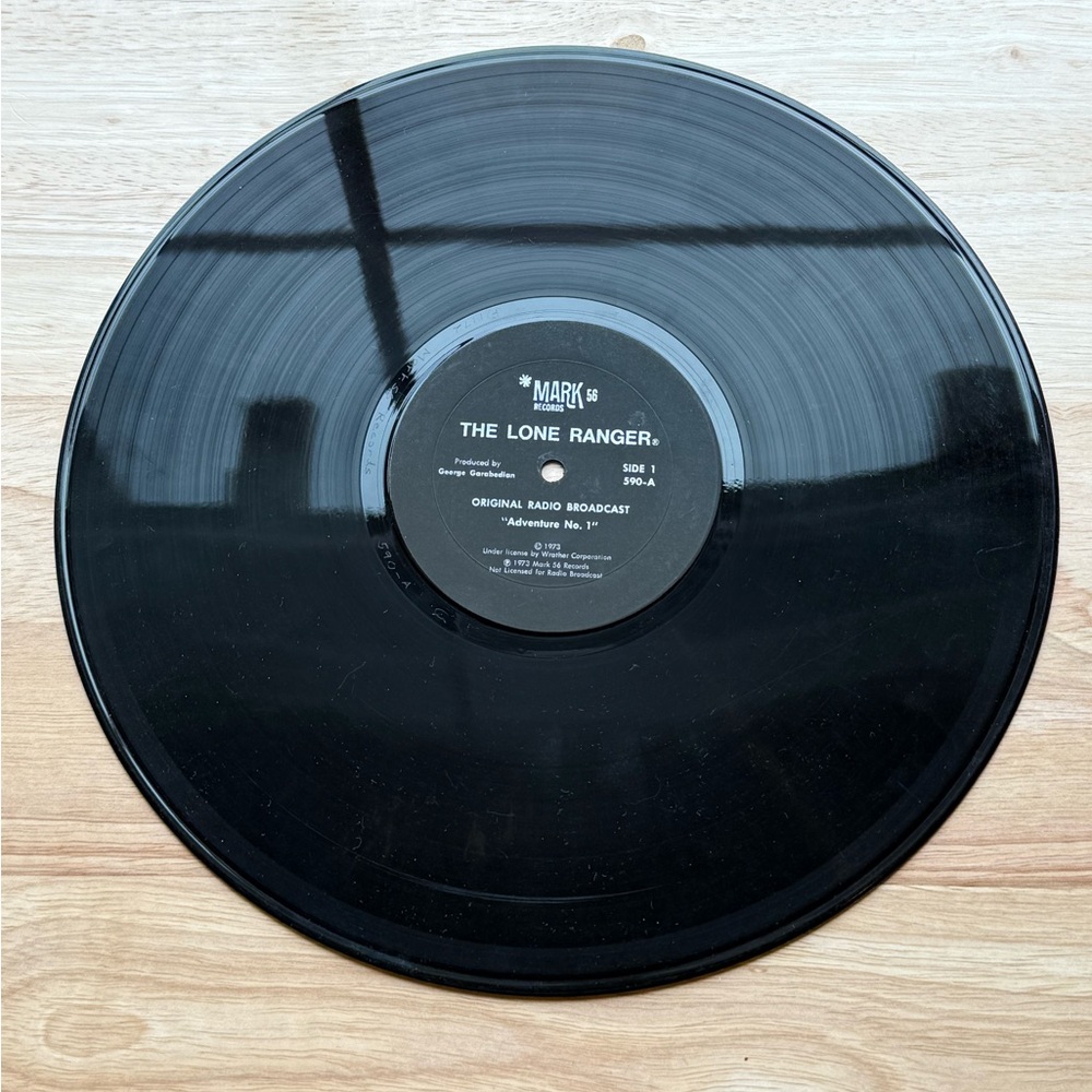 The Lone Ranger Original Radio Broadcast Vinyl Record